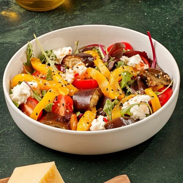 Салат из Хрустящих Баклажанов