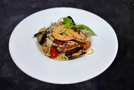 Spaghete cu fructe de mare