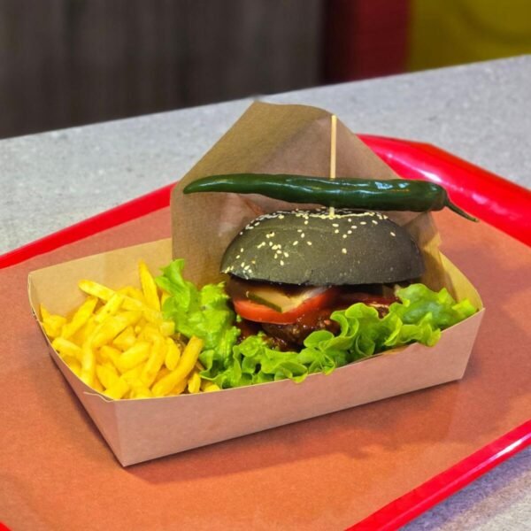 CHILI BURGER & FRIES