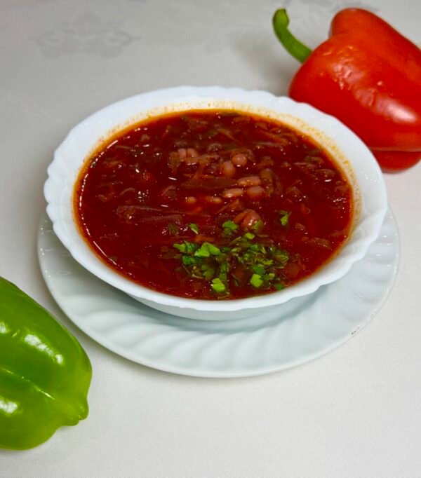Борщ красный с мясом