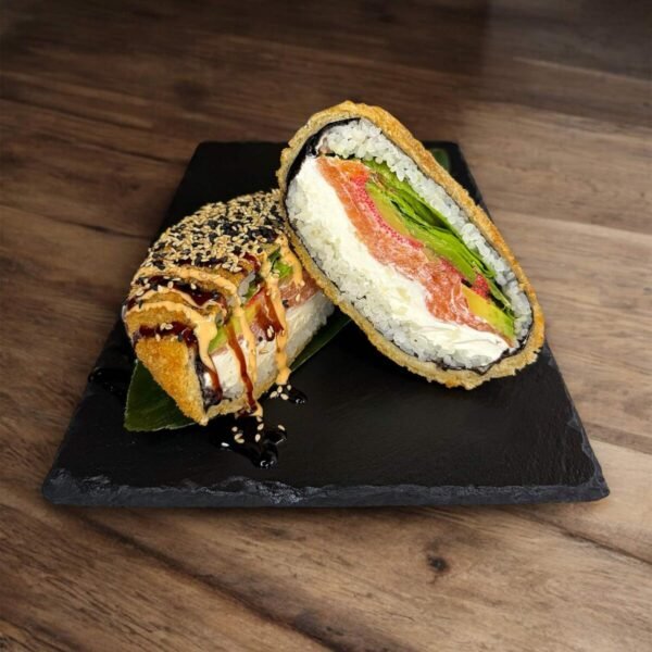 Sushi-burger somon