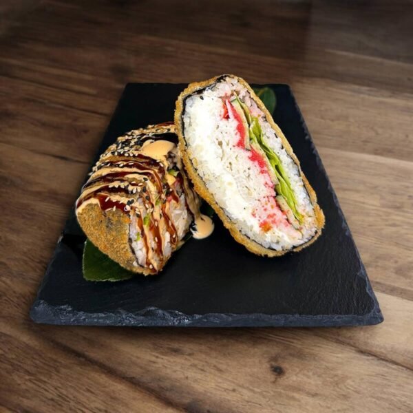 Sushi-burger crab