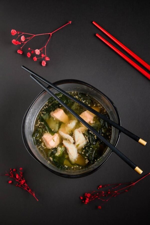 Miso soup somon creveti Black tiger