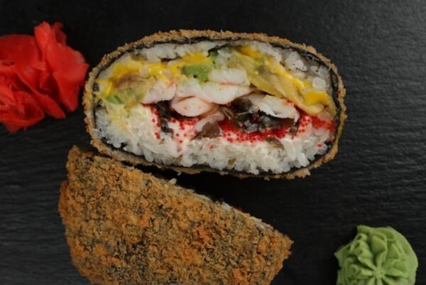 Sushi-burger с креветкой