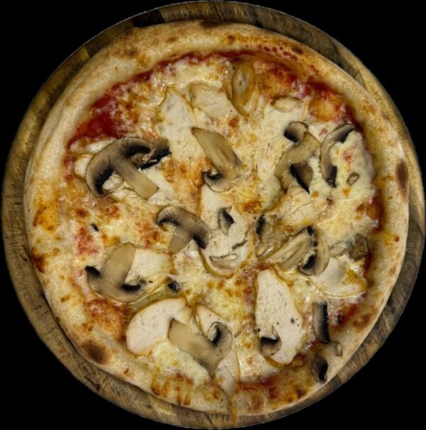 Pizza pui ciuperci
