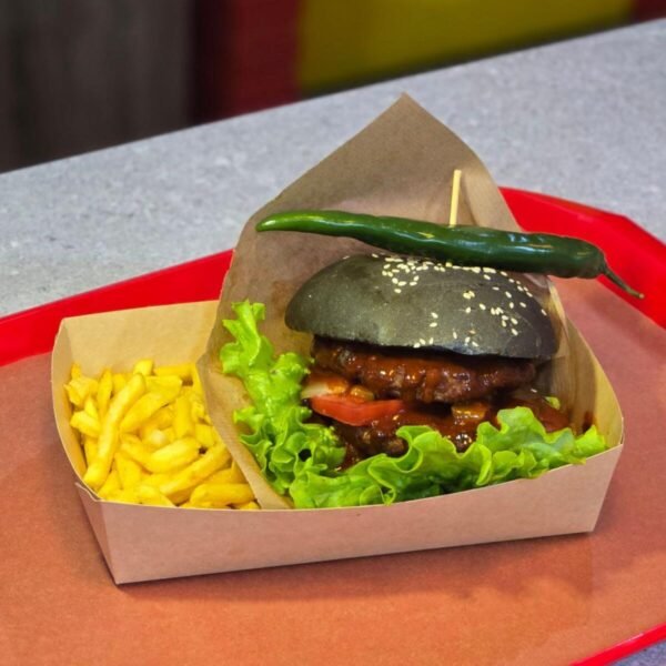 DOUBLE CHILI BURGER & FRIES