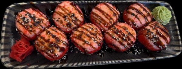 Запеченный рол с крабом