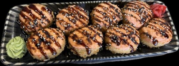 Запечёный рол с сёмгой