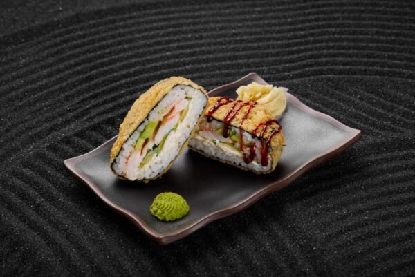 Crispy Salmon Burger