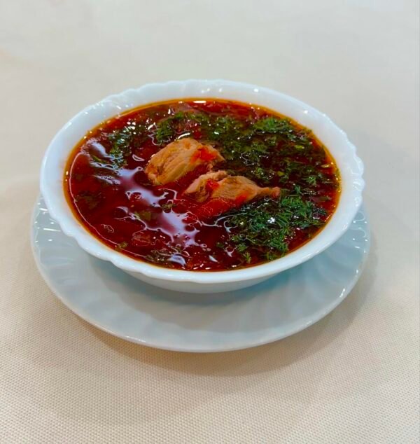 Борщ красный с костицей