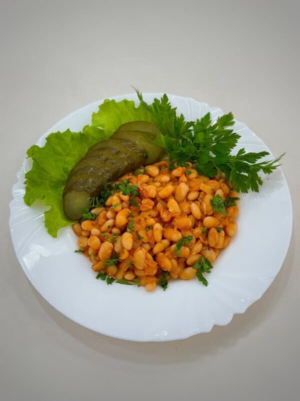 Фасоль жаренная( постная)