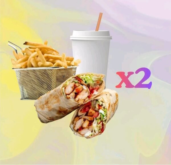 Комбо 2 шаурмы