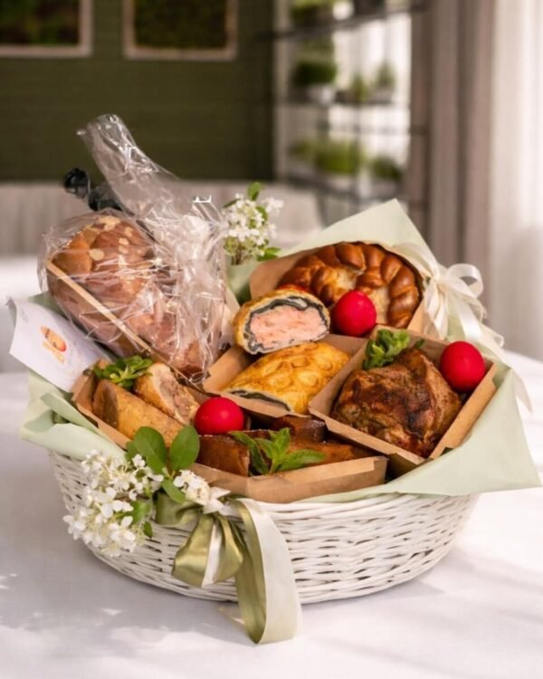 Пасхальная корзина к столу