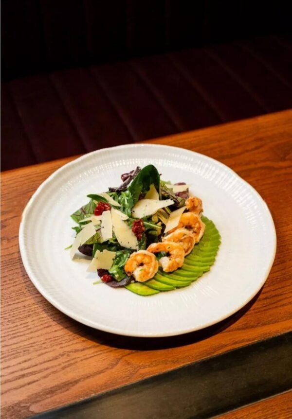 Салат с креветками