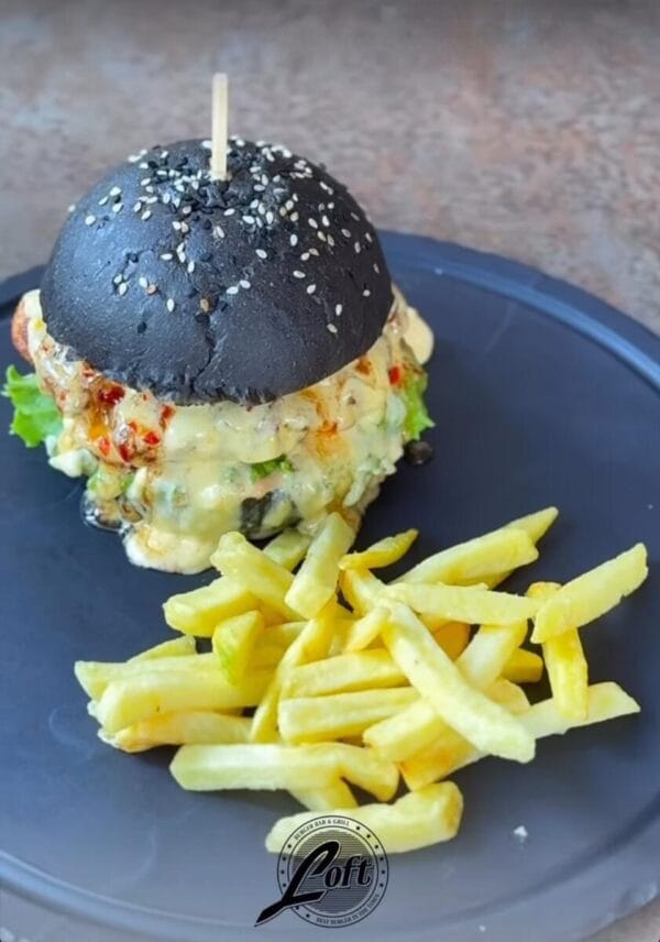 Black burger